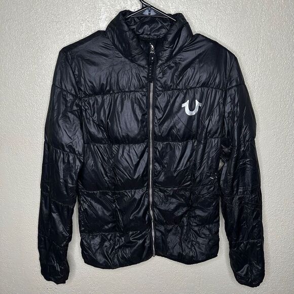 True Religion Womens Puffer Jacket Small - Picture 2 of 6